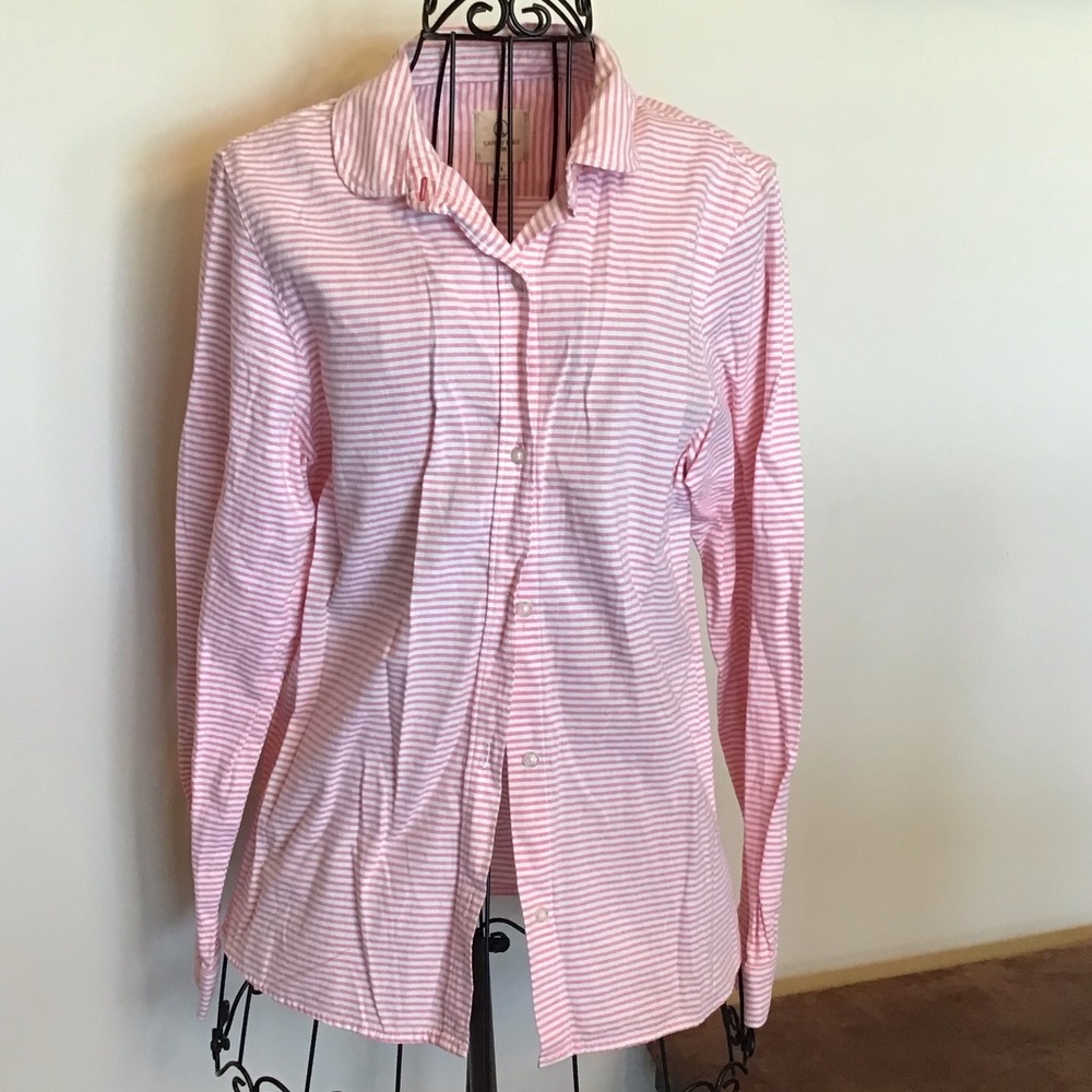 Shirt Lands’ End Kids blouse button down 16
